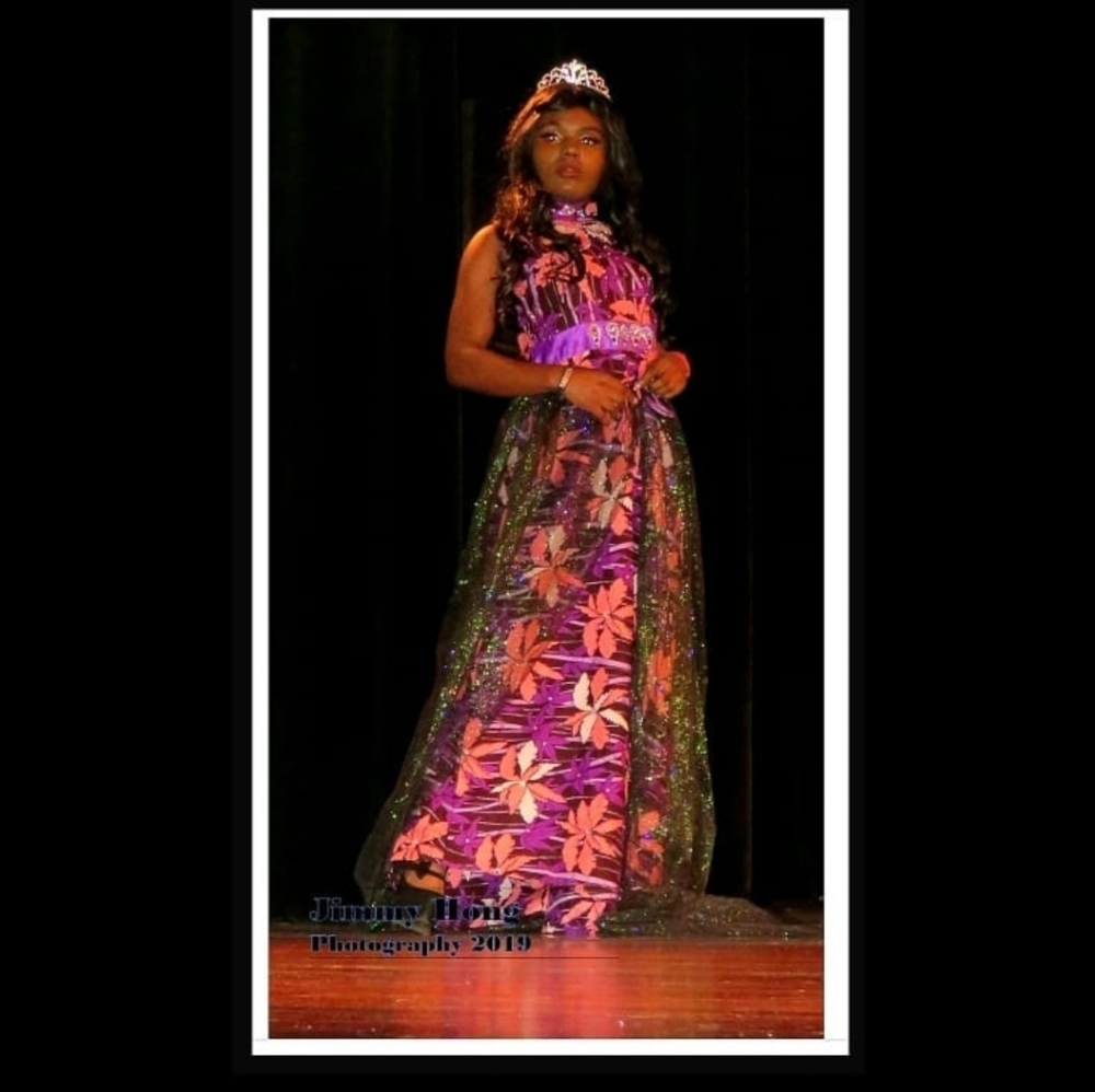 African Ankara Wax Couture Gown